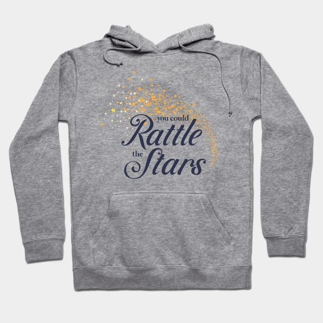 You Could Rattle the Stars (navy) Hoodie by Epic Færytales